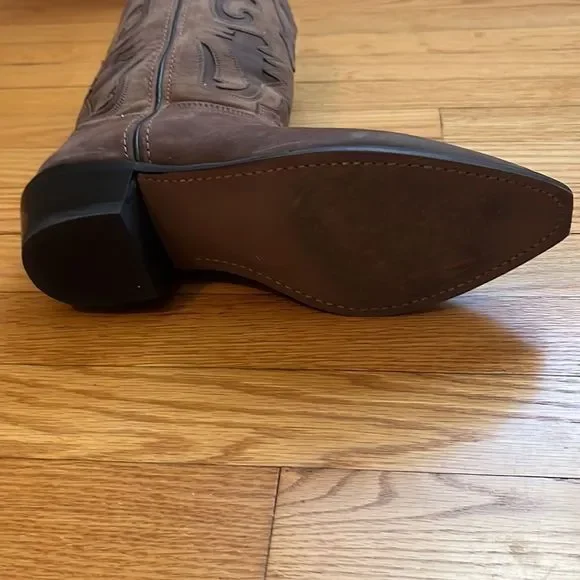 Laredo brown leather and suede cowboy boots from Nashville Boot & Co. - Picture 15 of 16